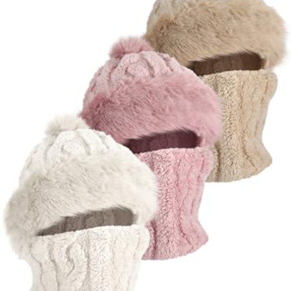 3-Pack Winter Balaclava Ski Mask Set - Soft Fleece - Unisex Fit main image 8